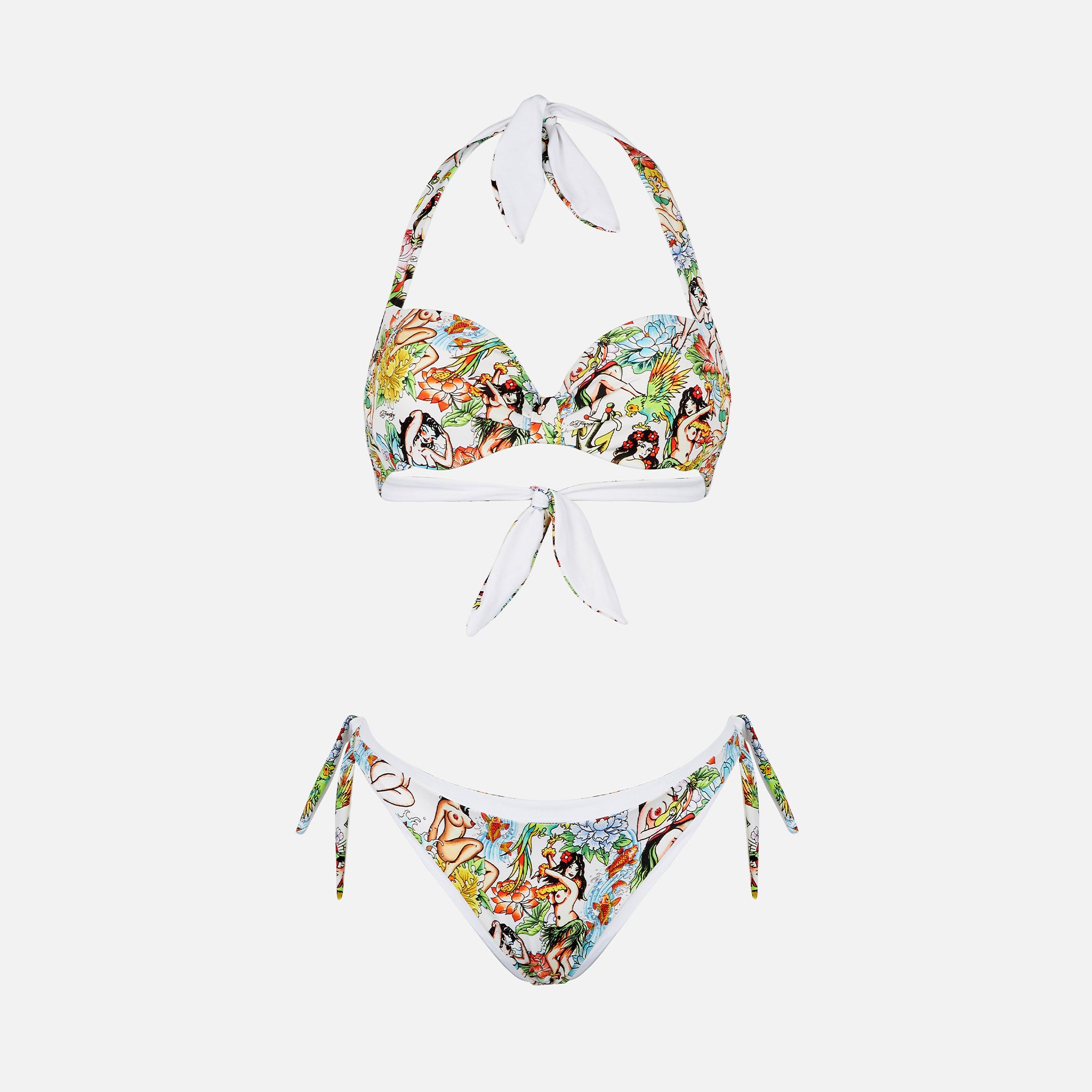 Buy Dolce & Gabbana Logo Band High-waisted Bikini Bottom - White