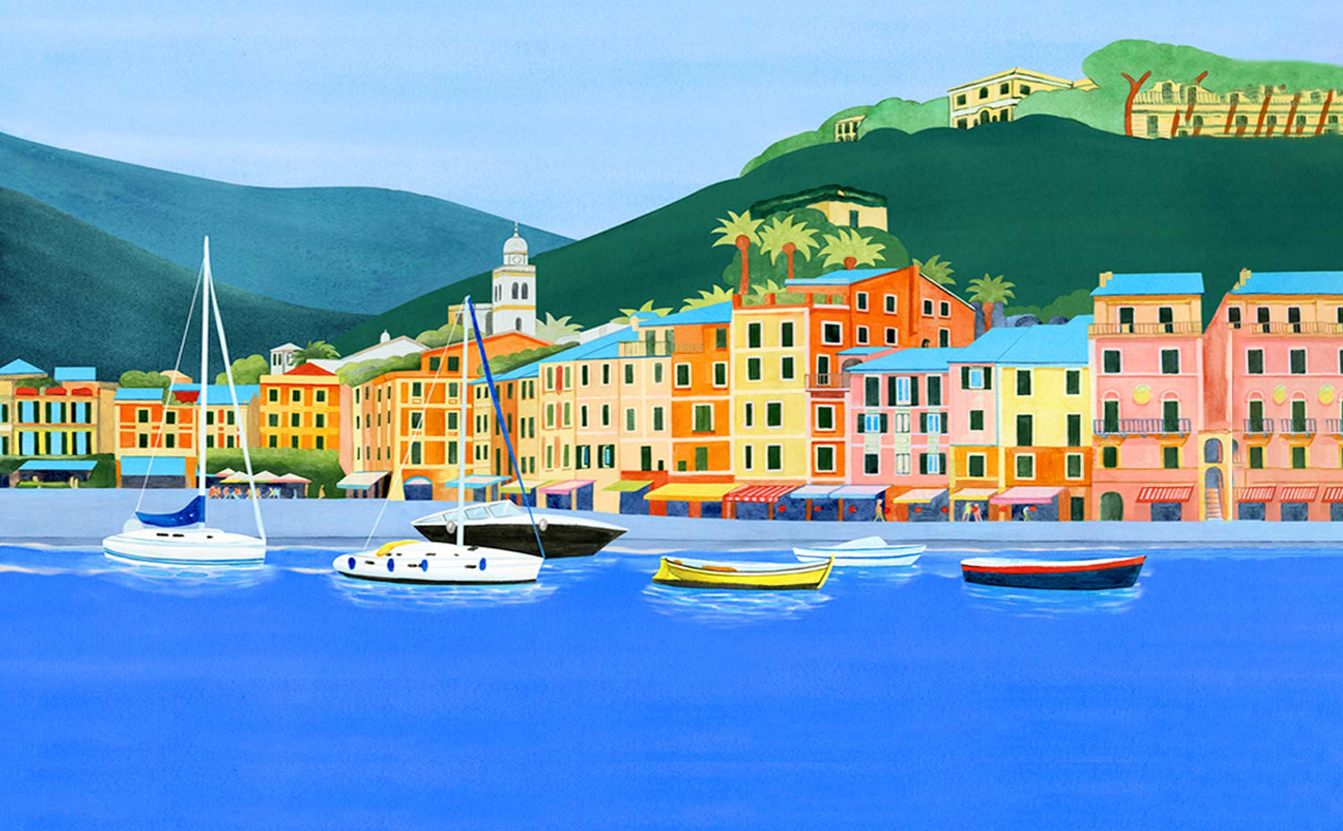 Placed Print Swim Shorts - MC2 Saint Barth