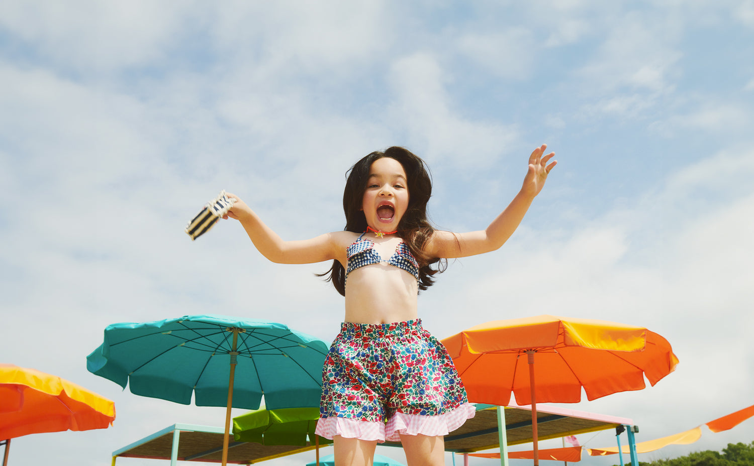 Made with Liberty fabric - Girl - MC2 Saint Barth