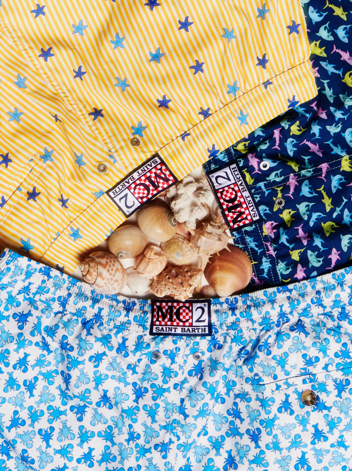 View All Micro Printed Swim Shorts - MC2 Saint Barth