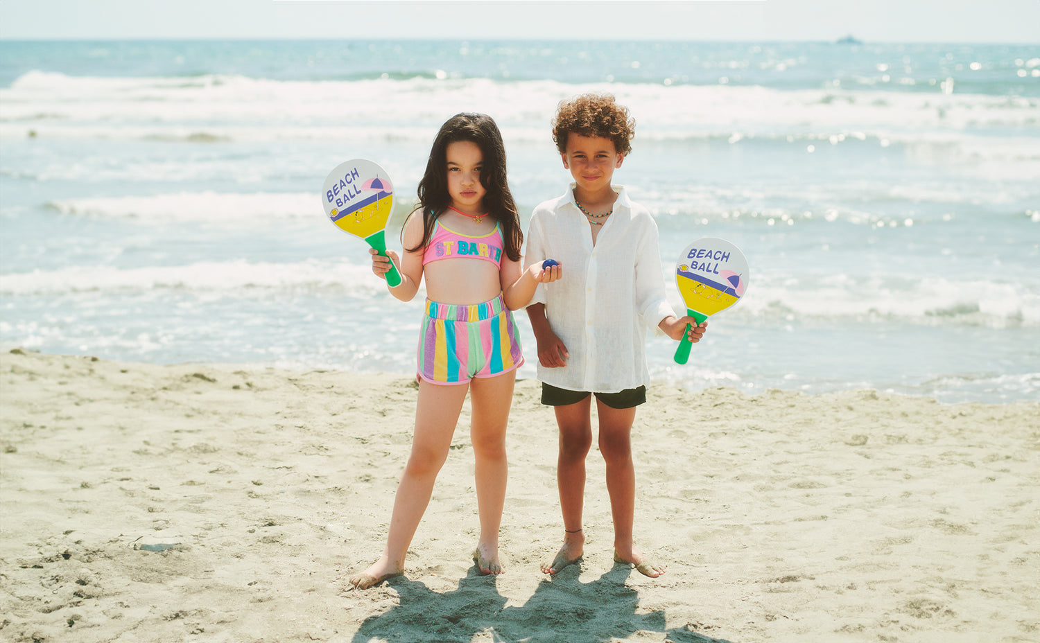 Boy solid colors swim shorts - MC2 Saint Barth