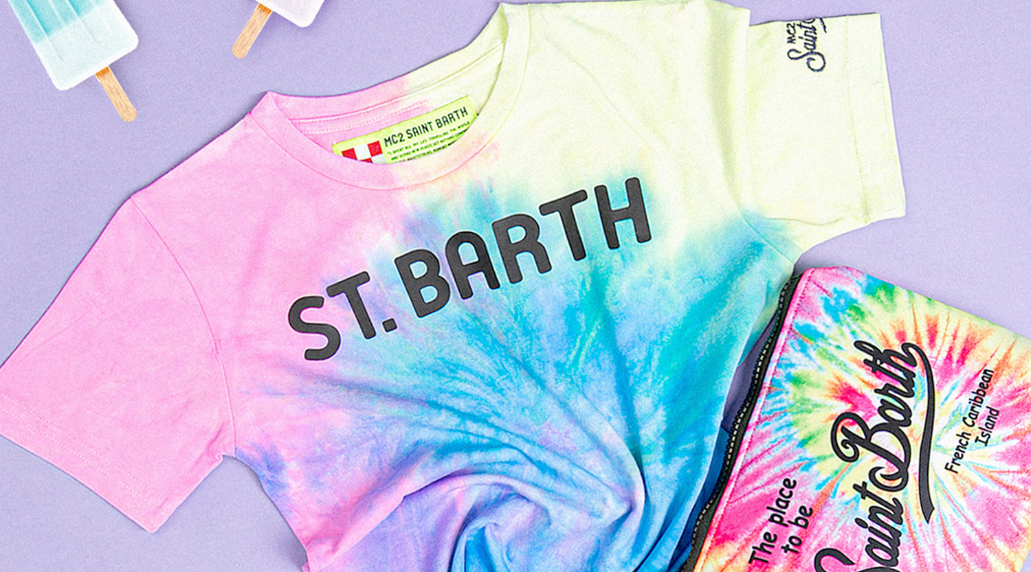 Boy tie dye capsule - MC2 Saint Barth