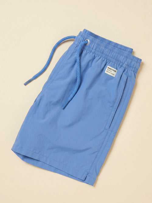 Boy Solid Color Swim Shorts