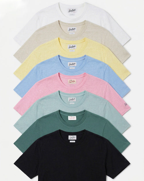 Man Solid Color T-shirts