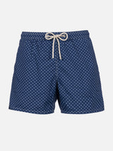 Badeshorts für Jungen aus leichtem Stoff von Jean Lighting mit Polka-Dots-Print