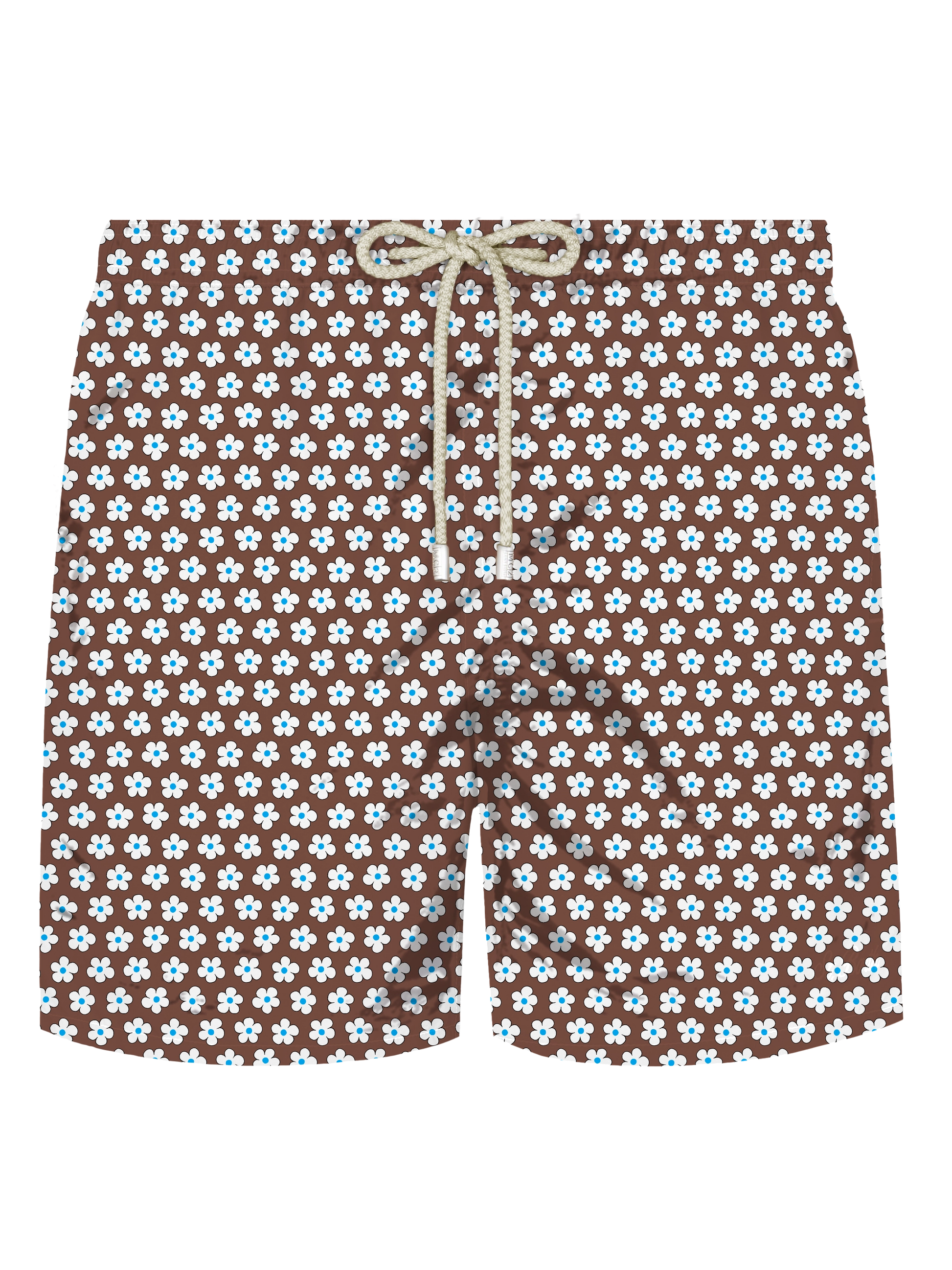 Comfort Light stretch swim shorts with tie print - MC2 Saint Barth