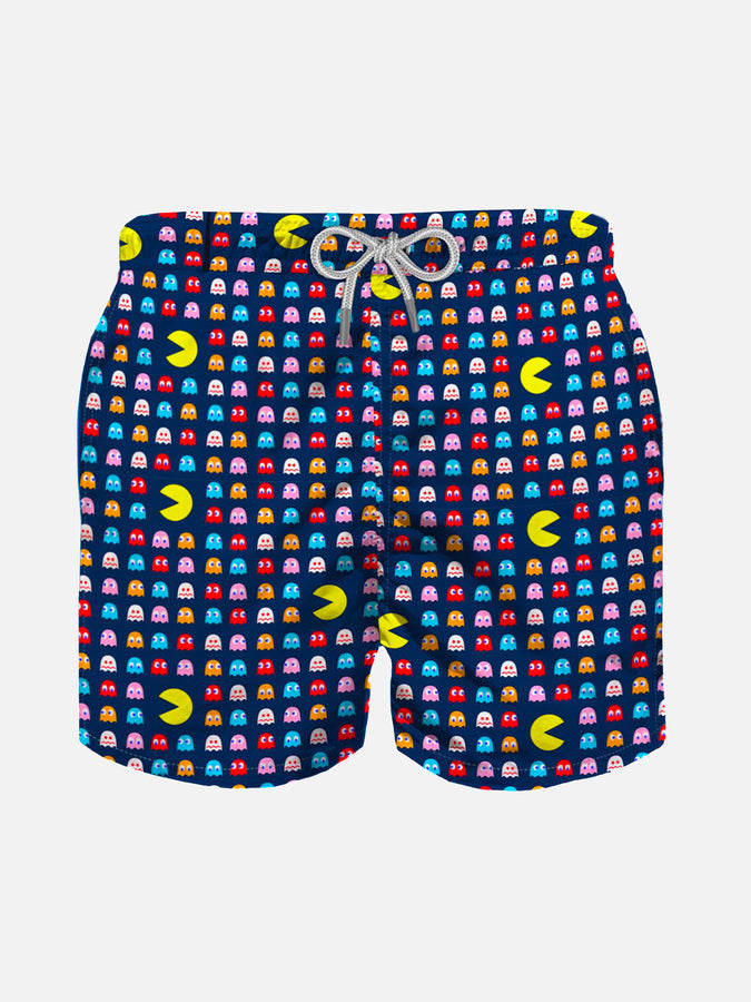 Mc2 Saint Barth Costume da bagno in tessuto leggero con stampa Pac-Man© | Pac-Man© Edizione Speciale