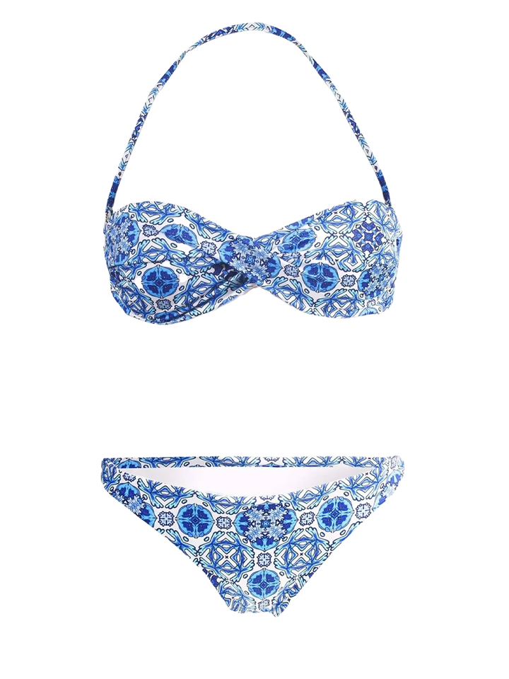 Bandeau bikini optical print - MC2 Saint Barth