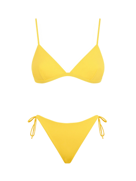 Woman yellow triangle bikini - MC2 Saint Barth