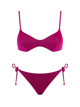 Woman fuchsia bralette bikini - MC2 Saint Barth