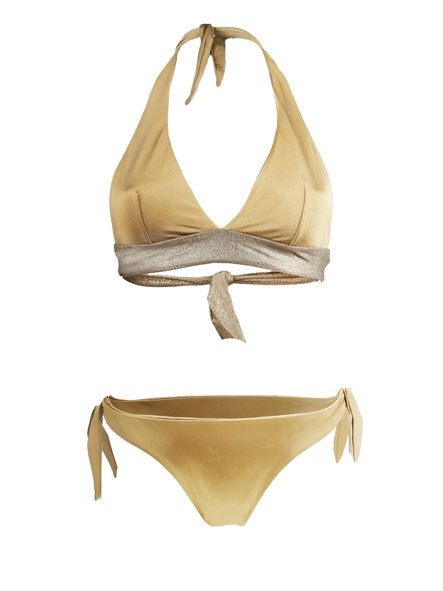 Gold bralette bikini - MC2 Saint Barth