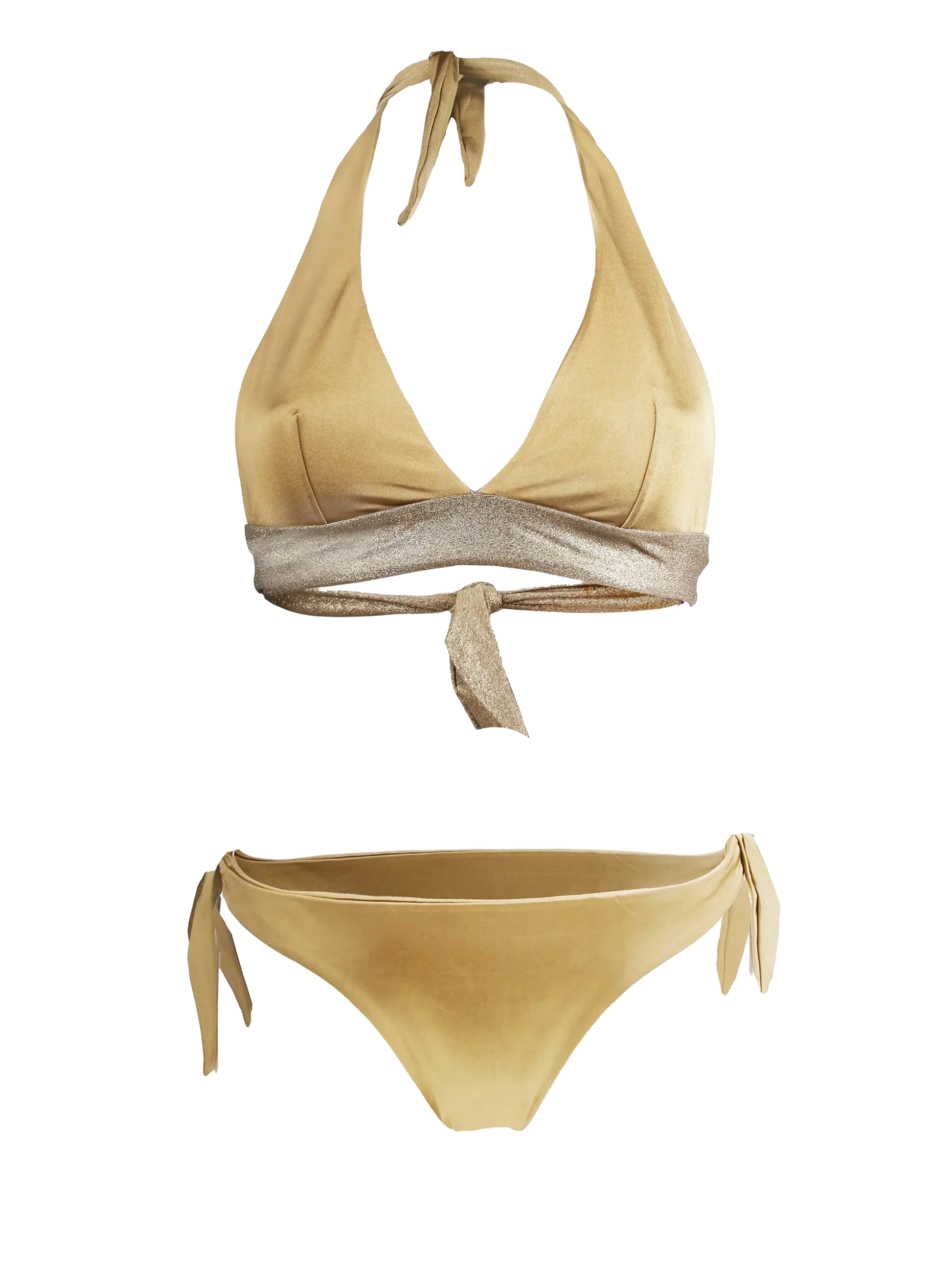 Gold bralette bikini - MC2 Saint Barth