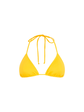 Woman yellow triangle top swimsuit - MC2 Saint Barth