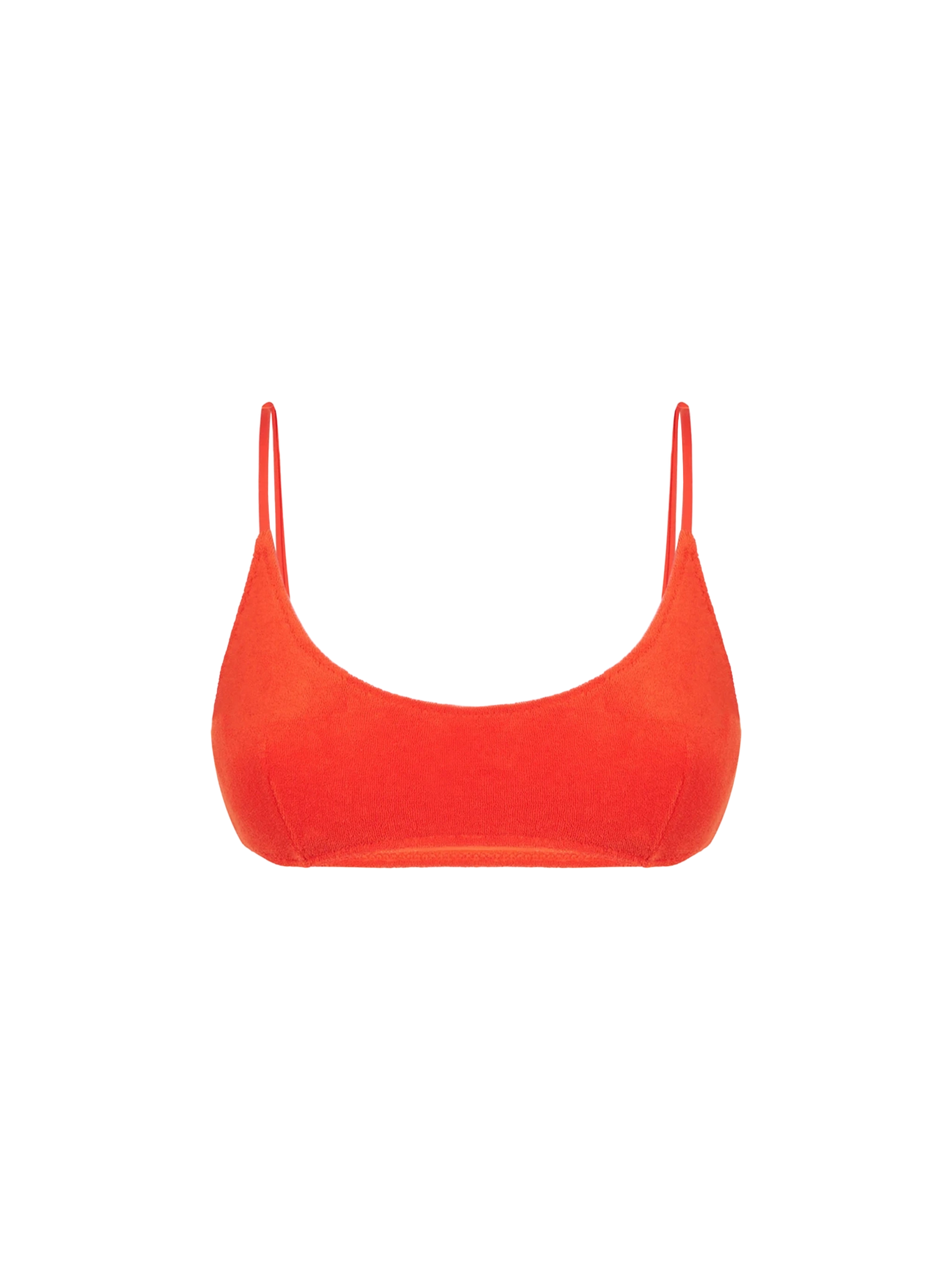 Woman orange terry bralette swimsuit - MC2 Saint Barth