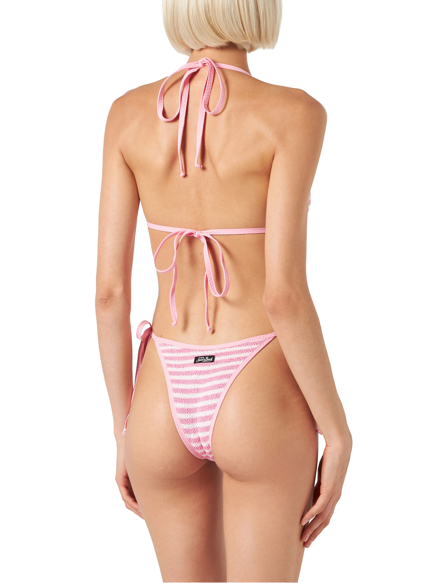 Woman crinkle cheeky swim briefs - MC2 Saint Barth