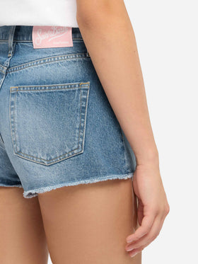 Short en denim bleu Musa 