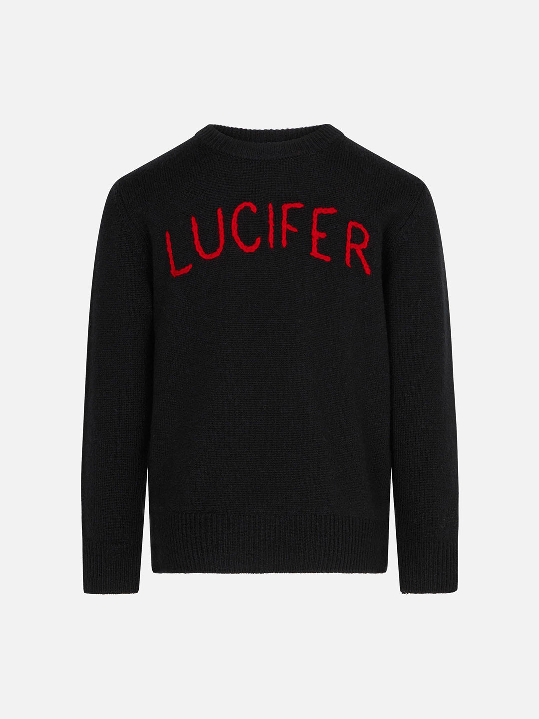 Kid sweater with Lucifer embroidery - MC2 Saint Barth