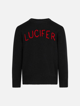 Kid sweater with Lucifer embroidery - MC2 Saint Barth