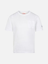 Kid off-white linen jersey t-shirt Alex