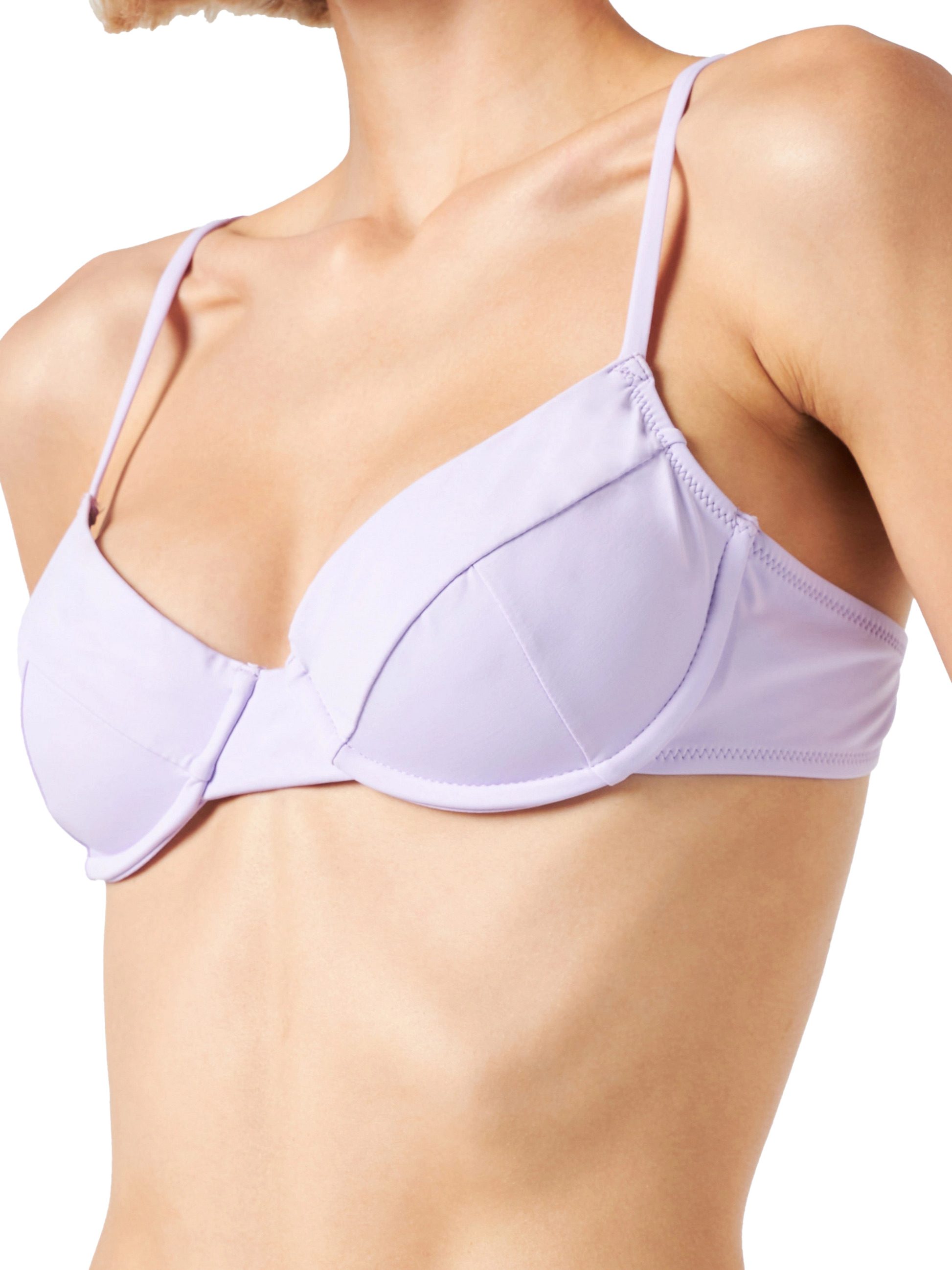 Woman lilac bralette bikini - MC2 Saint Barth