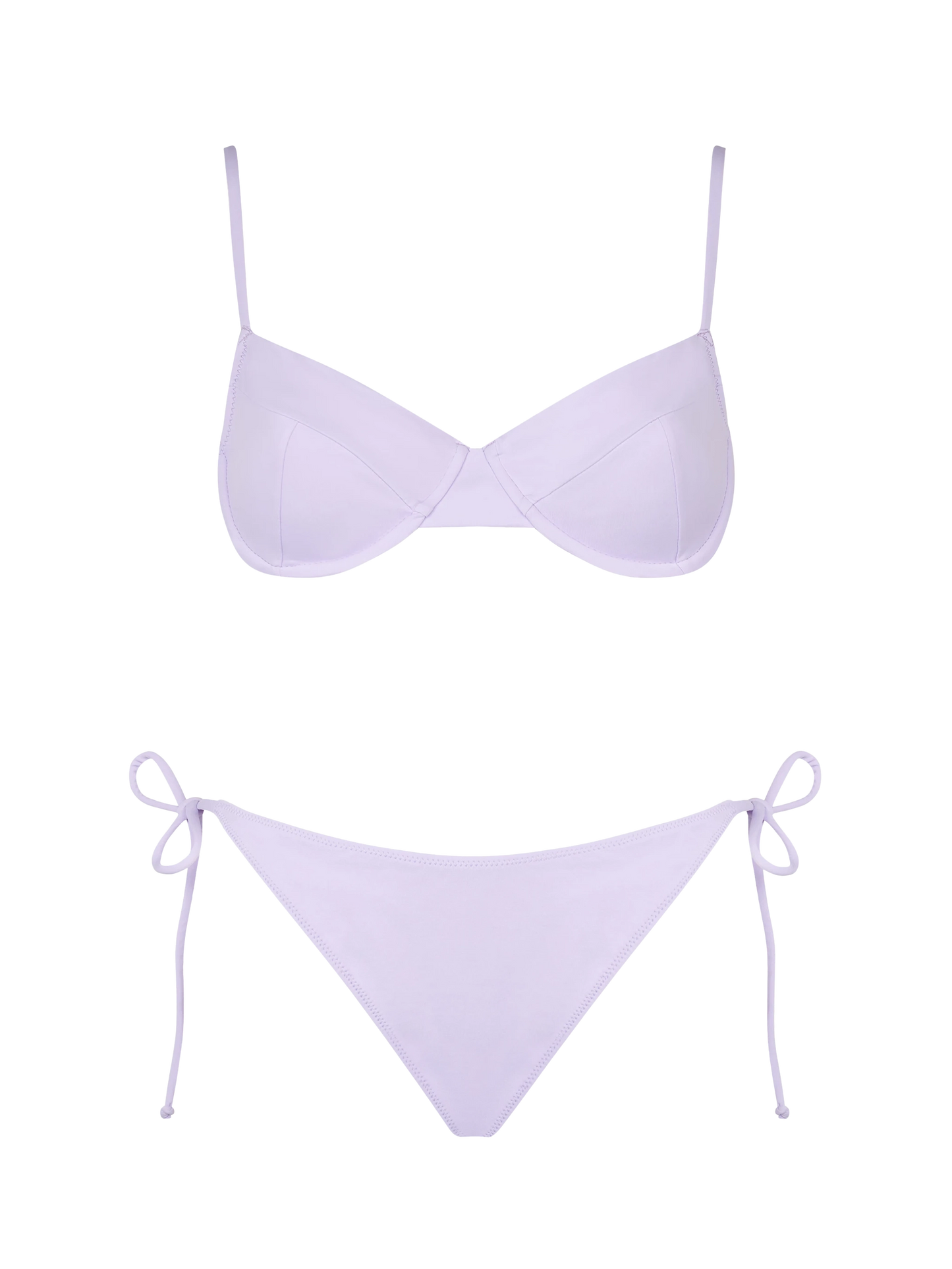 Woman lilac bralette bikini - MC2 Saint Barth