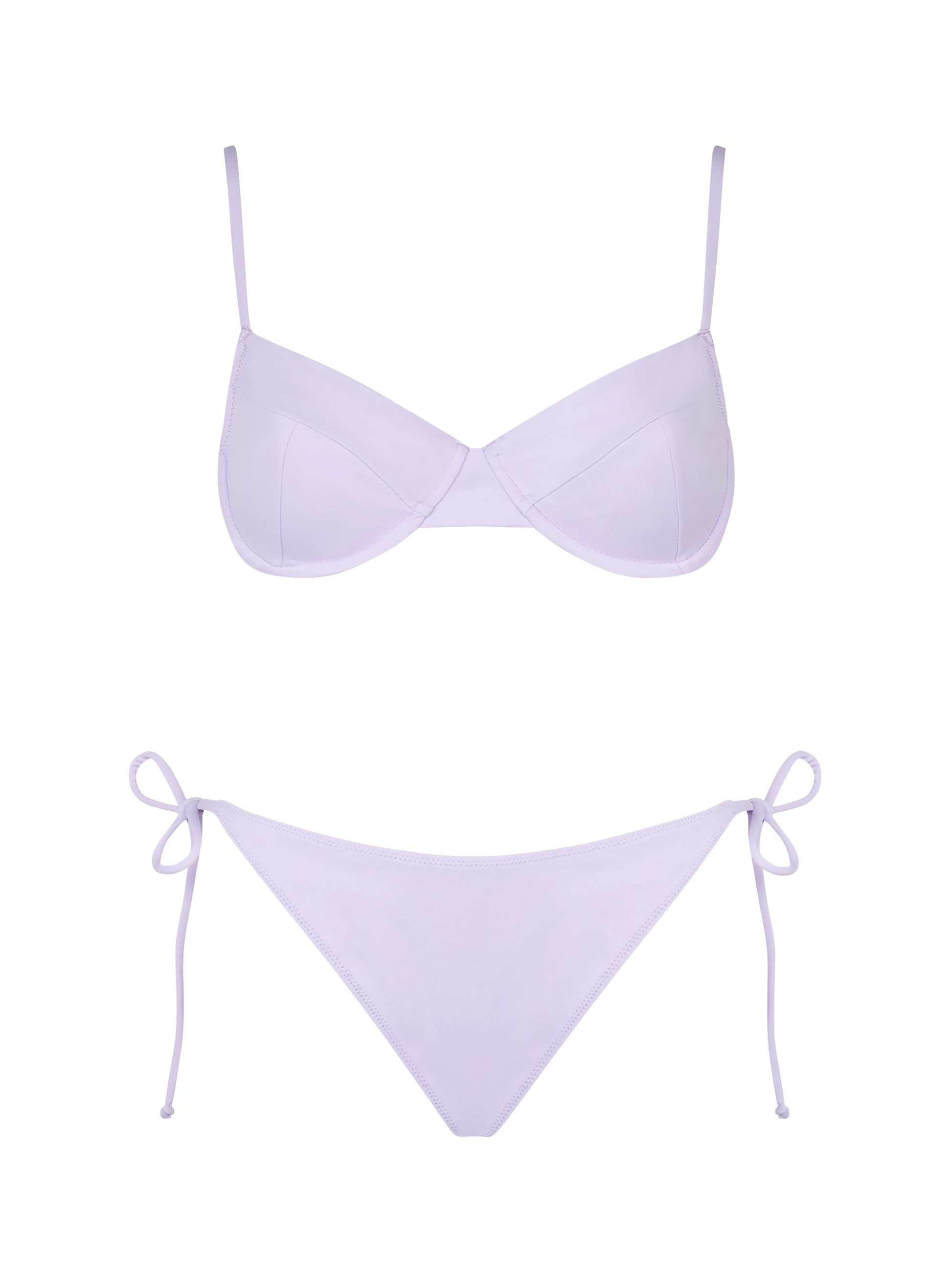 Woman lilac bralette bikini - MC2 Saint Barth