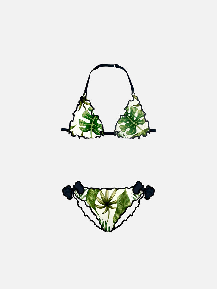 Tropical print girl bikini - MC2 Saint Barth
