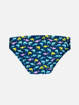 Boy swim briefs Billy with sharks print