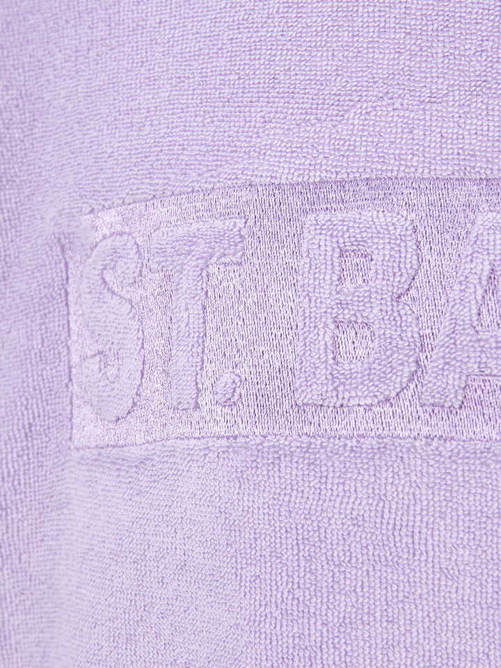 Girl lilac terry sweatshirt Briony with Saint Barth logo - MC2 Saint Barth