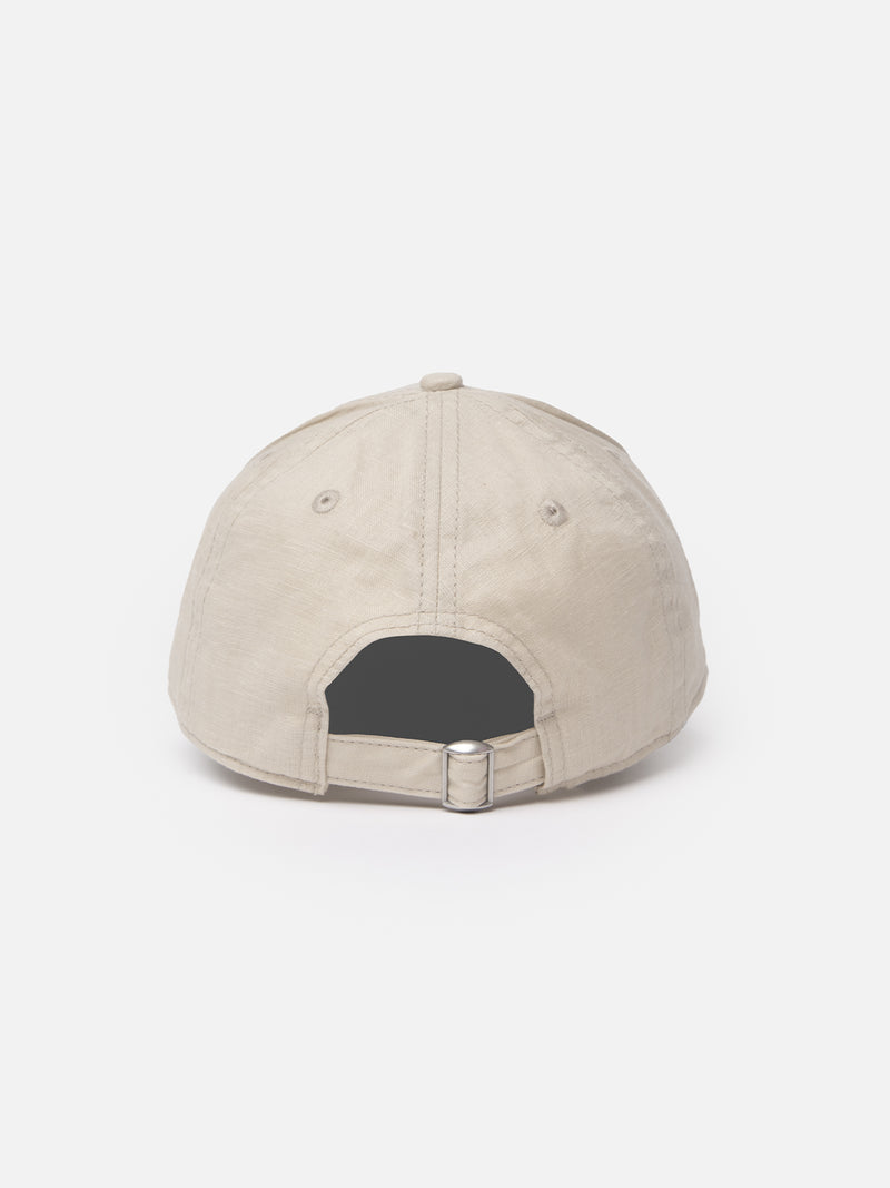 Linen embroidered ball cap Catcher