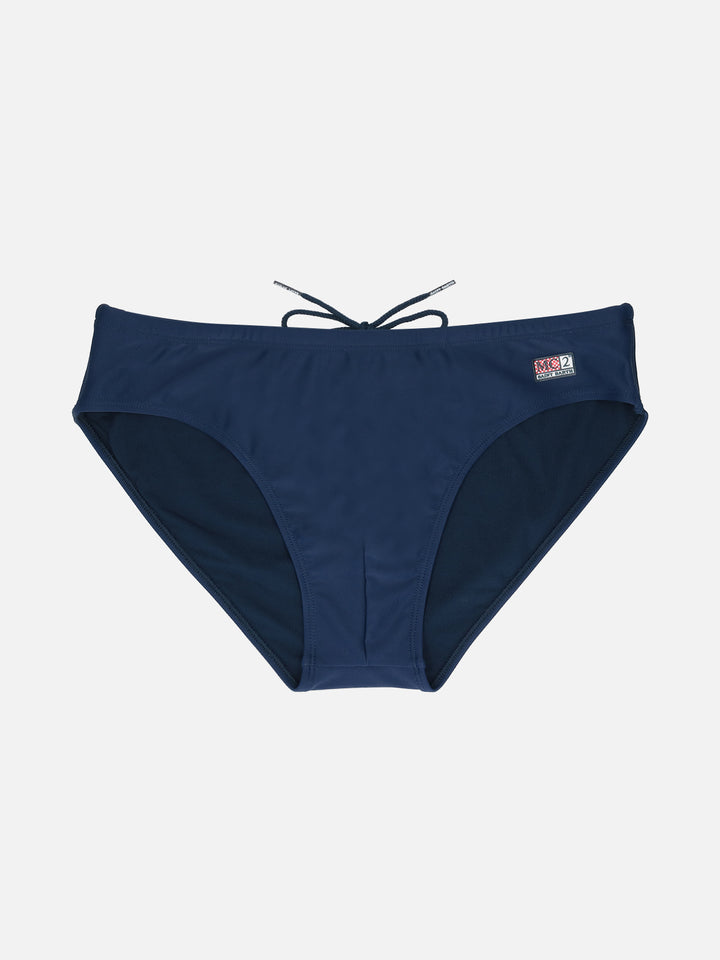 Navy blue swim briefs Cayo - MC2 Saint Barth