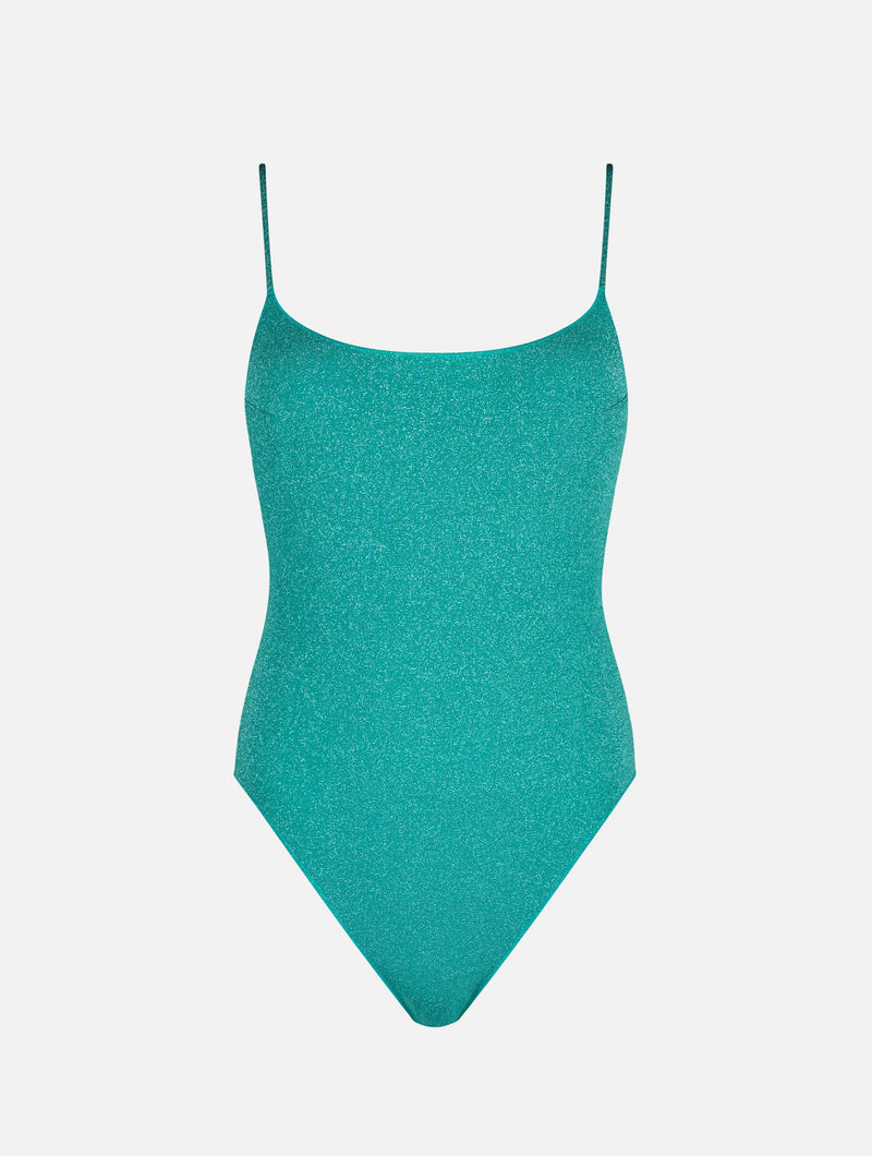 Woman lurex one-piece swimsuit Cecille