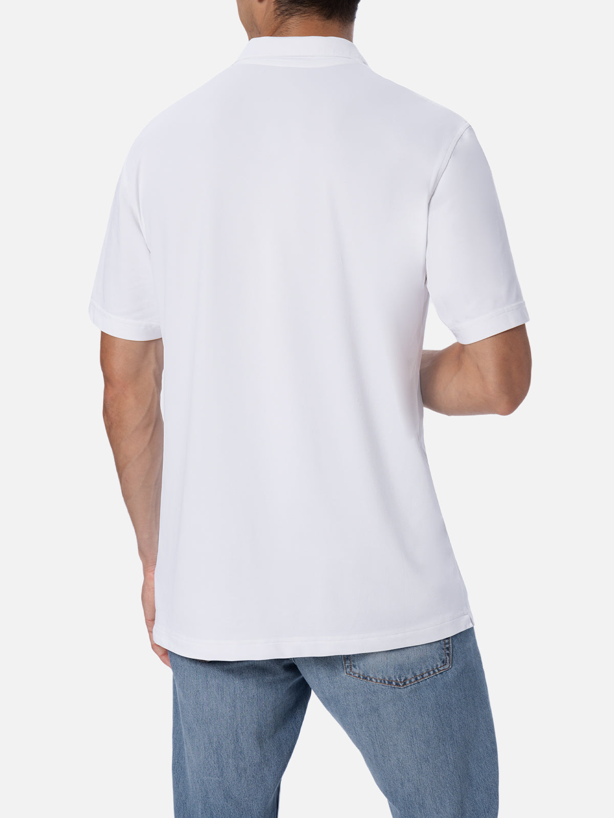 Man off-white technical piquet polo shirt Camber - MC2 Saint Barth