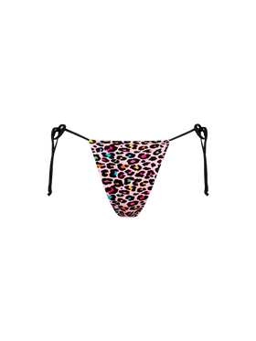 Woman string swim briefs with leopard print - MC2 Saint Barth