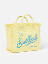 Colette-Handtasche aus gelbem Baumwollcanvas
