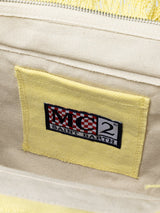 Colette-Handtasche aus gelbem Baumwollcanvas