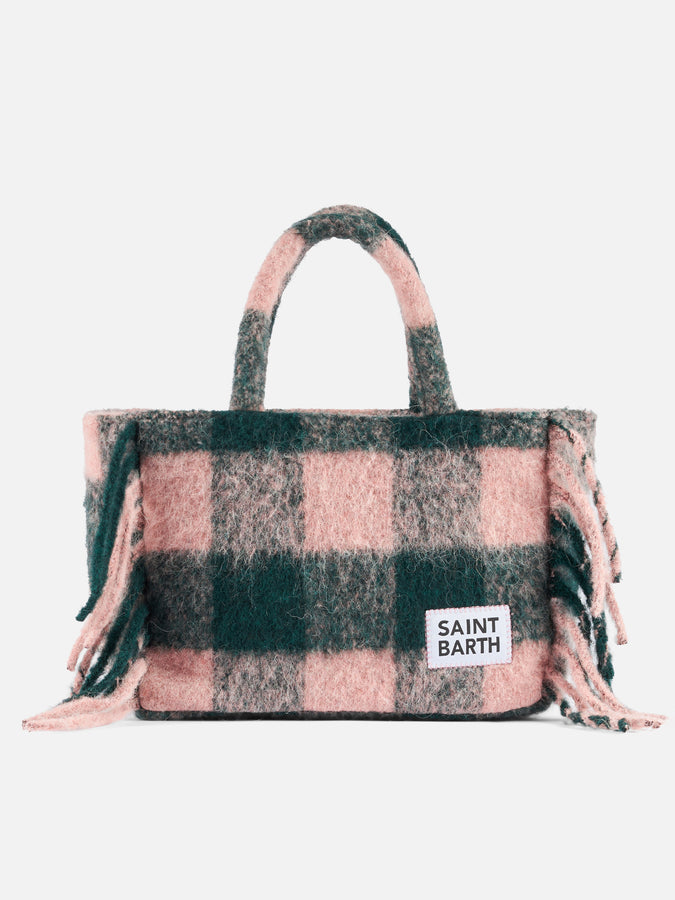 Mc2 Saint Barth Borsa coperta Colette con stampa check