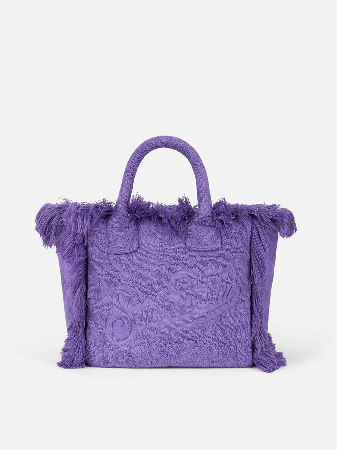 Mc2 Saint Barth Borsa Colette in morbida spugna viola