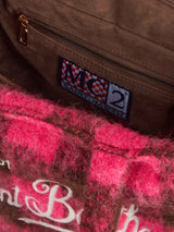 Wooly Colette Handtasche mit Fransen und Karomuster