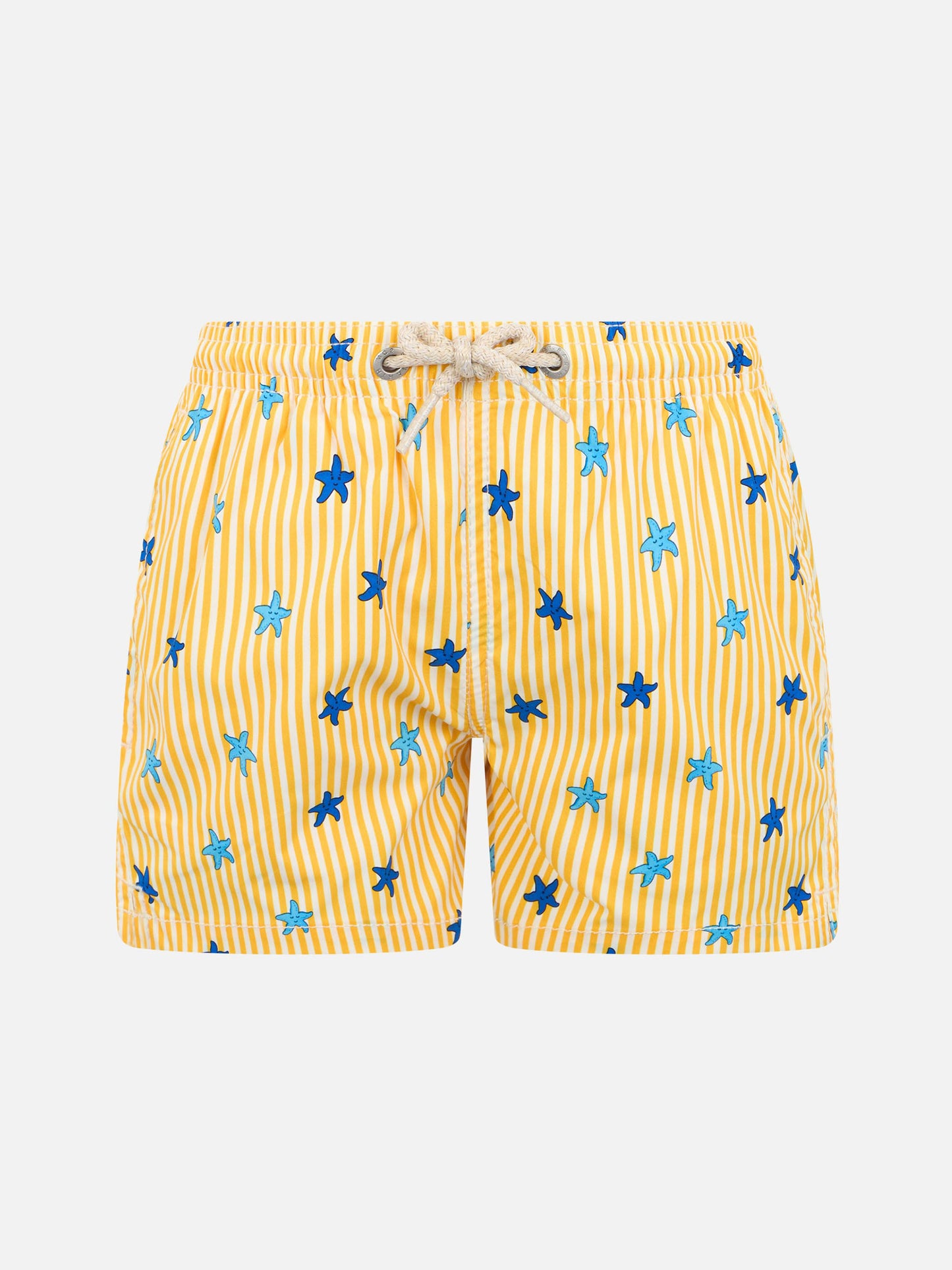 Boy Comfort Light Jr swim shorts with starfishes print - MC2 Saint Barth
