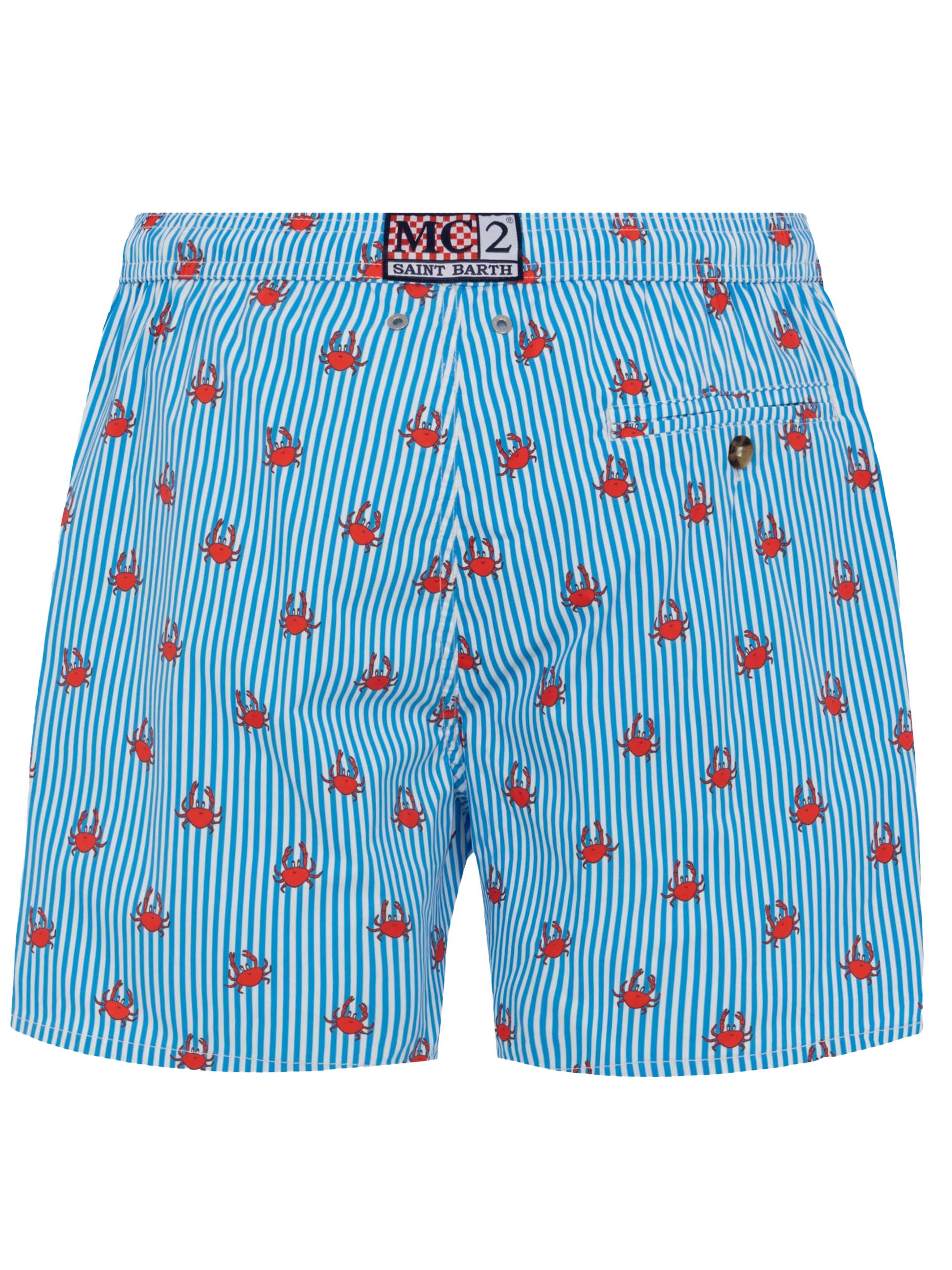 Comfort Light swim shorts with crabs print - MC2 Saint Barth