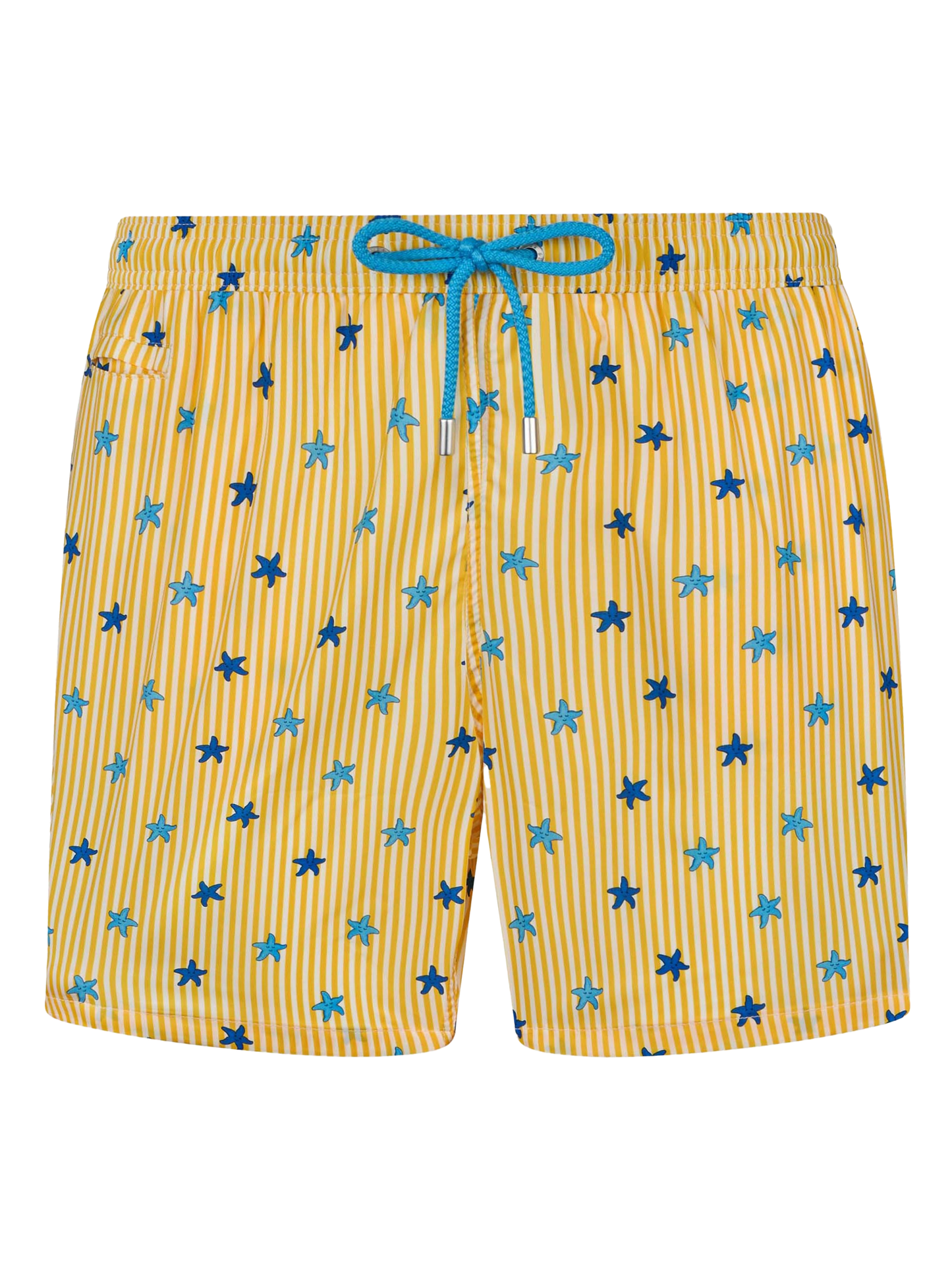 Comfort Light classic stretch swim shorts with starfishes print - MC2 Saint Barth