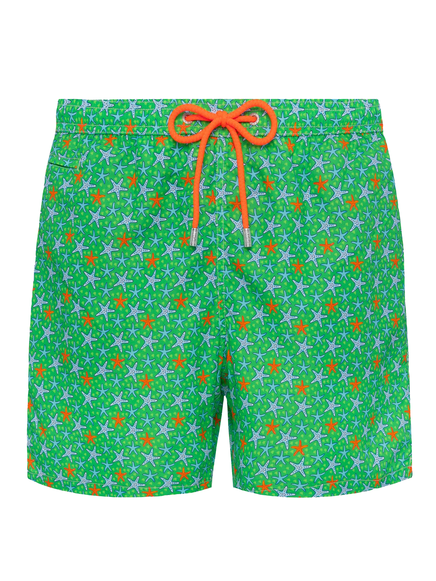 Man light fabric swim shorts with multicolor starfish print - MC2 Saint Barth