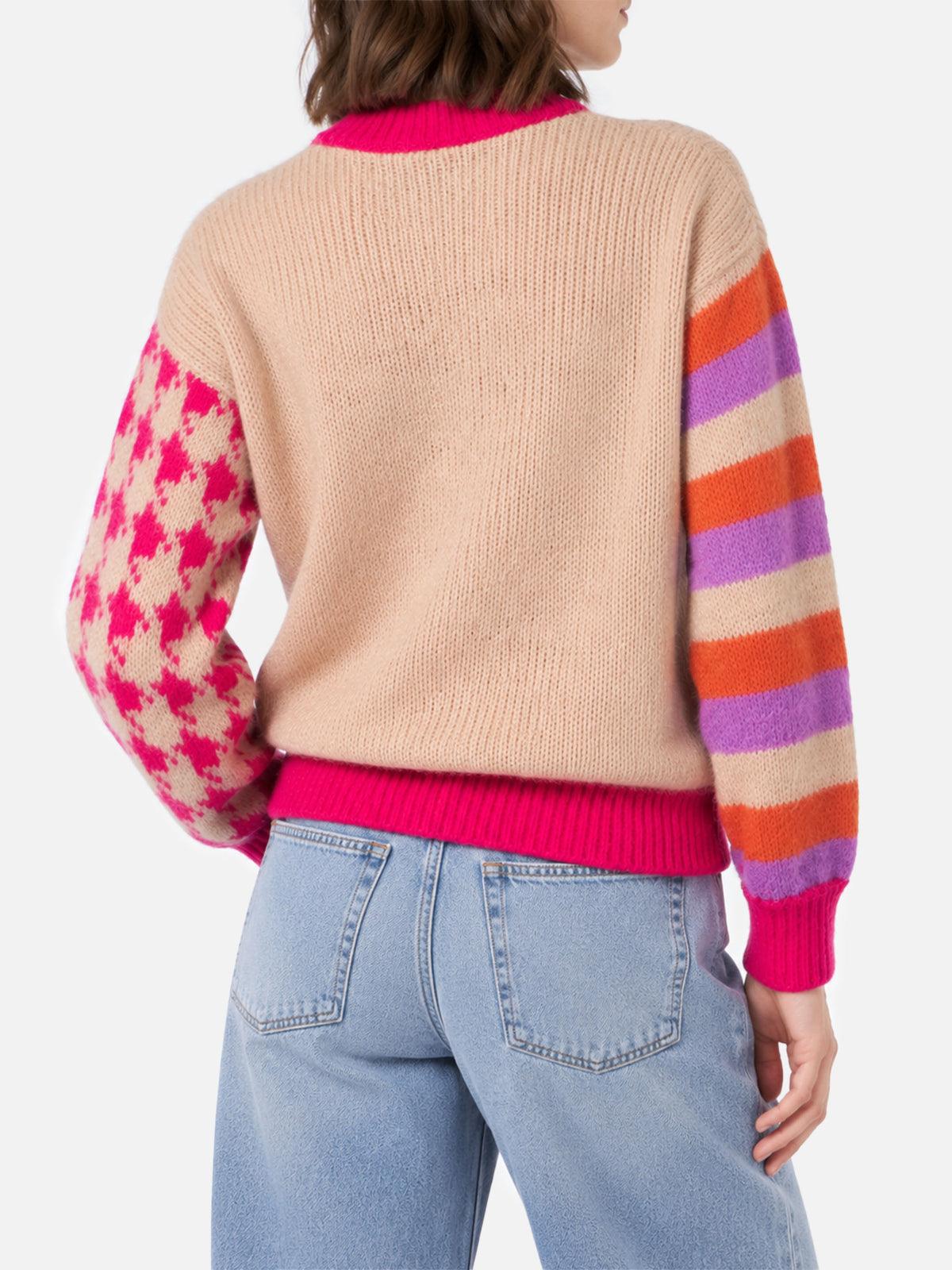 Danya weicher Boxy-Pullover mit Ci penso-Stickerei 
