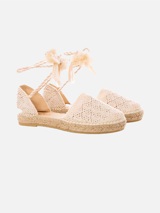 Mc2 Saint Barth Espadrillas da donna all'uncinetto