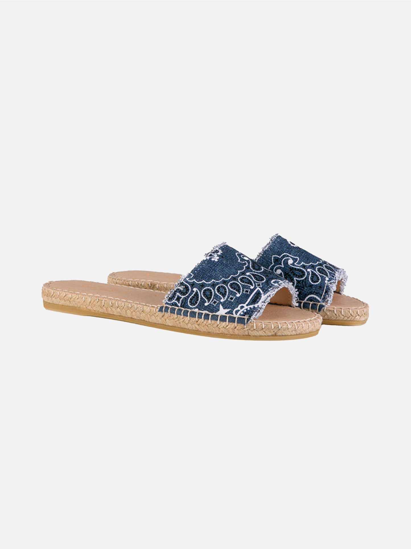 Woman espadrilla with bandanna print - MC2 Saint Barth