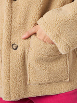 Giubbotto da donna in shearling reversibile