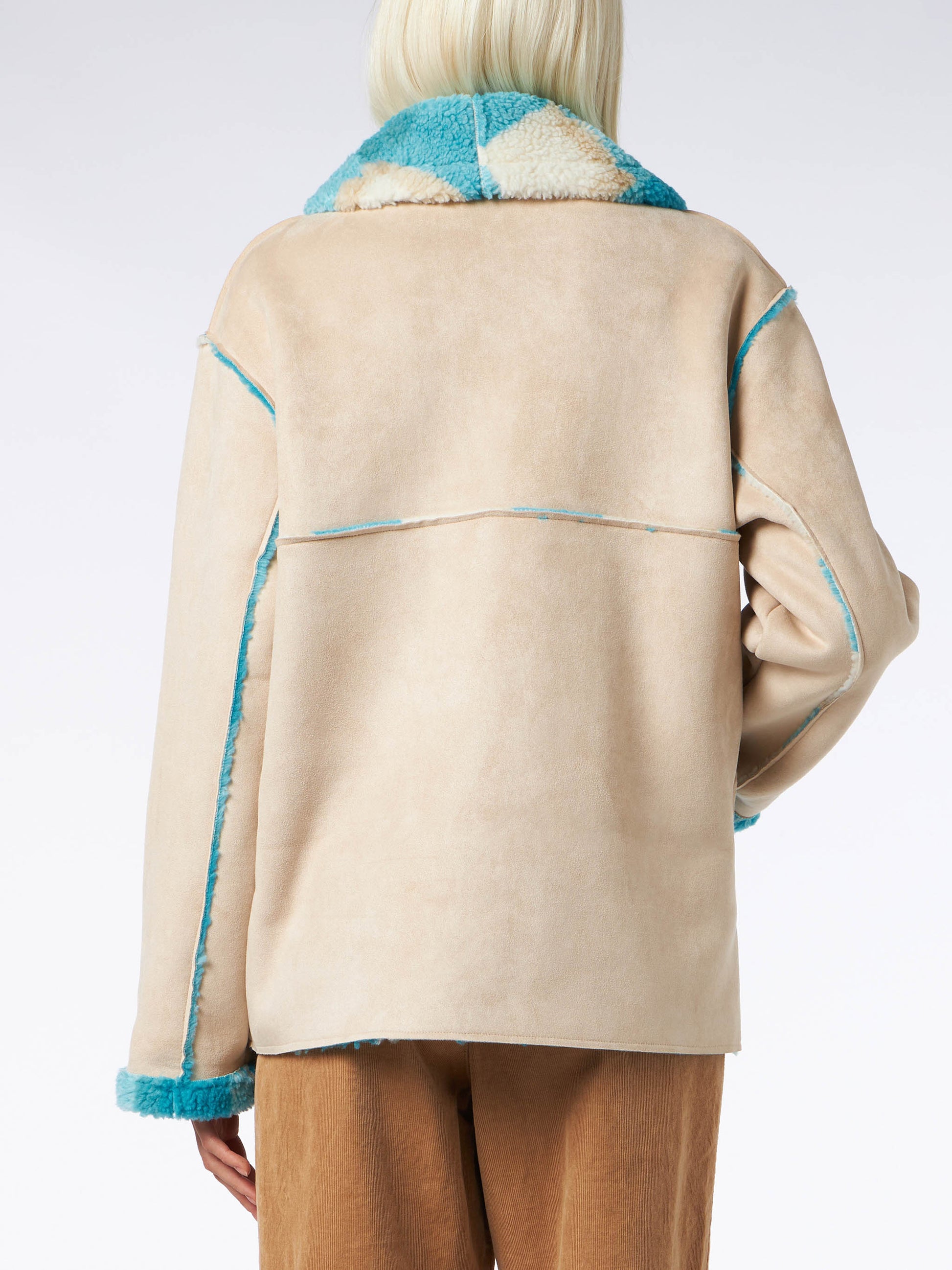 Woman reversible shearling jacket - MC2 Saint Barth