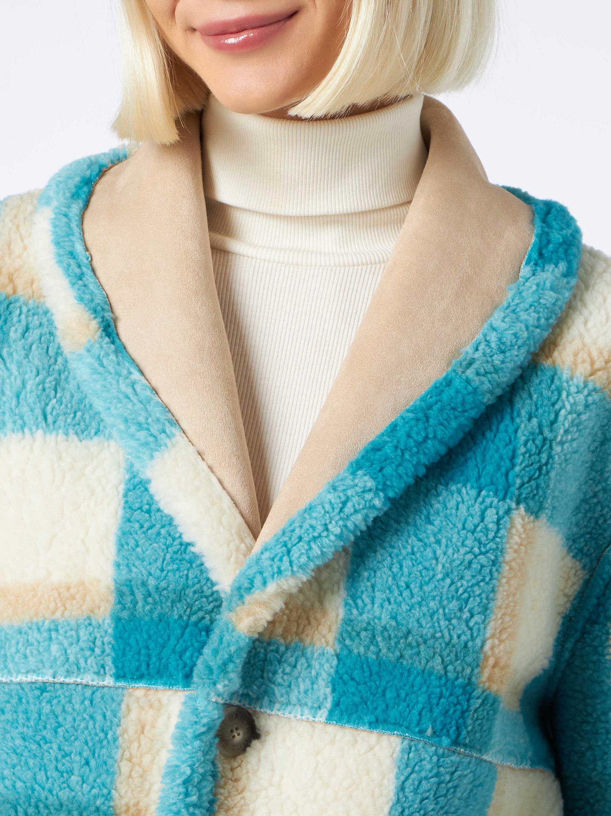 Woman reversible shearling jacket - MC2 Saint Barth