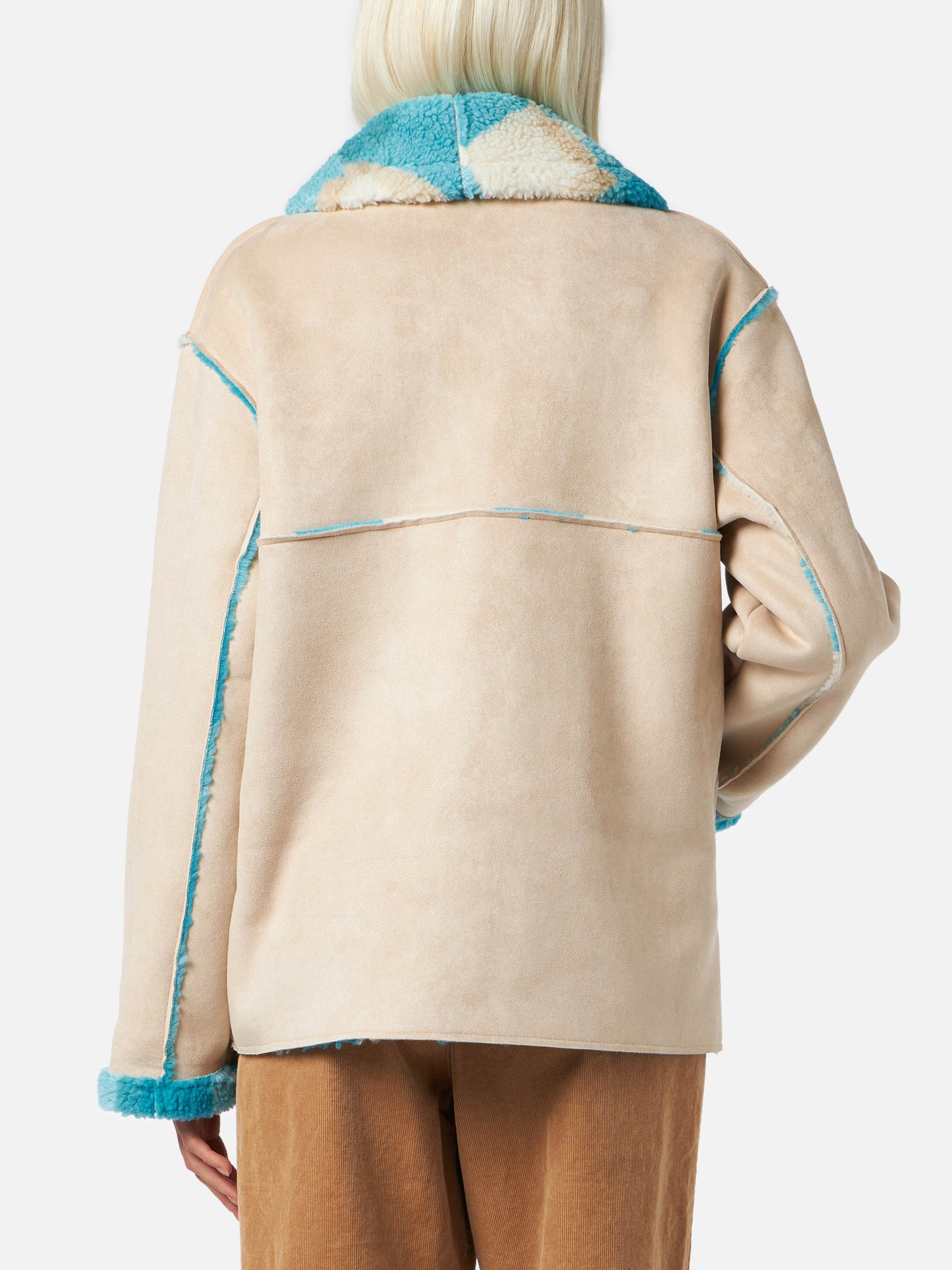Giubbotto da donna in shearling reversibile